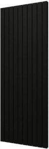 Plieger Cavallino Retto designradiator verticaal dubbel middenaansluiting 2000x754mm 2146W mat zwart 7250318