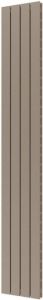 Plieger Cavallino Retto designradiator verticaal dubbel middenaansluiting 2000x298mm 905W zandsteen 7255347