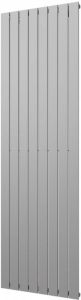 Plieger Cavallino Retto designradiator verticaal enkel middenaansluiting 2000x602mm 1332W parelgrijs (pearl grey) 7255323