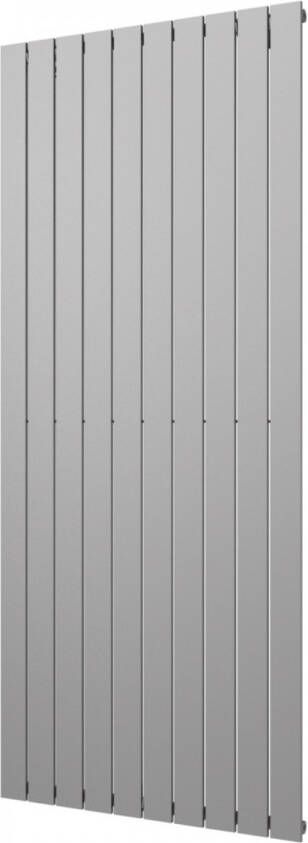 Plieger Cavallino Retto designradiator verticaal enkel middenaansluiting 1800x754mm 1506W parelgrijs (pearl grey) 7255271
