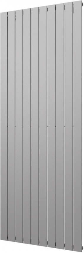 Plieger Cavallino Retto designradiator verticaal enkel middenaansluiting 2000x754mm 1666W parelgrijs (pearl grey) 7255336