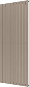 Plieger Cavallino Retto designradiator verticaal enkel middenaansluiting 2000x754mm 1666W zandsteen 7255334