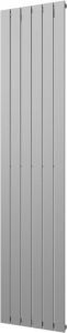 Plieger Cavallino Retto designradiator verticaal enkel middenaansluiting 2000x450mm 999W parelgrijs (pearl grey) 7255310