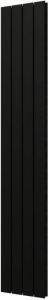 Plieger Cavallino Retto designradiator verticaal dubbel middenaansluiting 1800x298mm 817W mat zwart 7250310