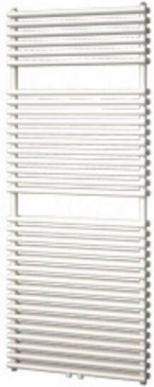 Plieger Florian Nxt M designradiator dubbel horizontaal met middenaansluiting 1406x500mm 980W mat zwart 7250354