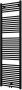 Plieger Palmyra designradiator horizontaal middenaansluiting 1775x500mm 868W mat zwart 7250410 - Thumbnail 1