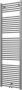 Plieger Palmyra designradiator horizontaal middenaansluiting 1775x500mm 868W zilver metallic 7255491 - Thumbnail 1
