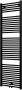 Plieger Palmyra designradiator horizontaal middenaansluiting 1775x500mm 868W zwart 7255497 - Thumbnail 1