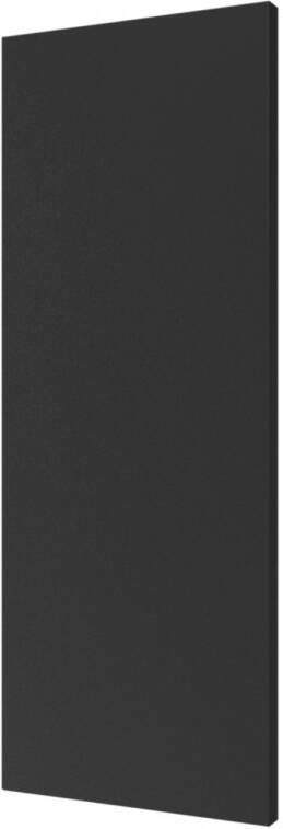 Plieger Perugia designradiator verticaal middenaansluiting 1206x456mm 549W zwart grafiet (black graphite) 7255590