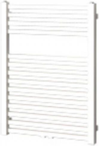 Plieger Roma M designradiator horizontaal middenaansluiting 805x600mm 458W witstructuur 7250669