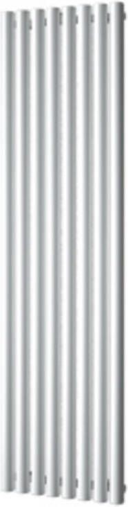 Plieger Trento designradiator verticaal met middenaansluiting 1800x470mm 1086W mat zwart 7250431