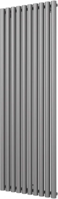 Plieger Trento designradiator verticaal met middenaansluiting 1800x590mm 1357W parelgrijs (pearl grey) 7250059
