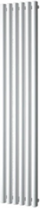 Plieger Trento designradiator verticaal met middenaansluiting 1800x350mm 814W donkergrijs structuur 7250033