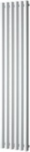 Plieger Trento designradiator verticaal met middenaansluiting 1800x350mm 814W mat wit 7250021