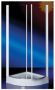 Plieger Douchecabine Hoekinstap Royal Kwartrond Draaideur 6 mm Glas 90x190 cm Chroom - Thumbnail 1