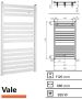 Plieger Vela designradiator horizontaal 1120x660mm 635W zilver metallic 7252583 - Thumbnail 1