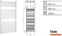 Plieger Vela designradiator horizontaal 1820x660mm 1038W antraciet metallic 7252593 - Thumbnail 1