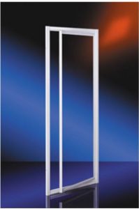 Plieger Class draaideur 3 mm glas "omkeerbaar" 86 90x185 cm voor nis of zijwand aluminium