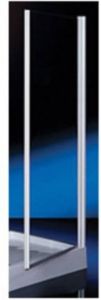 Plieger Nisdeur Royal Draaideur 6 mm Glas Omkeerbaar 90x185 cm Chroom