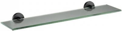 Plieger Planchet Vigo Glas 52x14.5 cm Mat Zwart