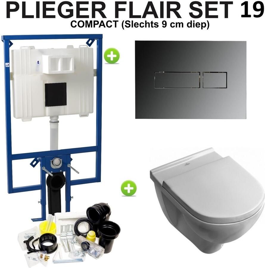 Plieger Flair Compact O'novo set19 Chroom (meerprijs €20 00)