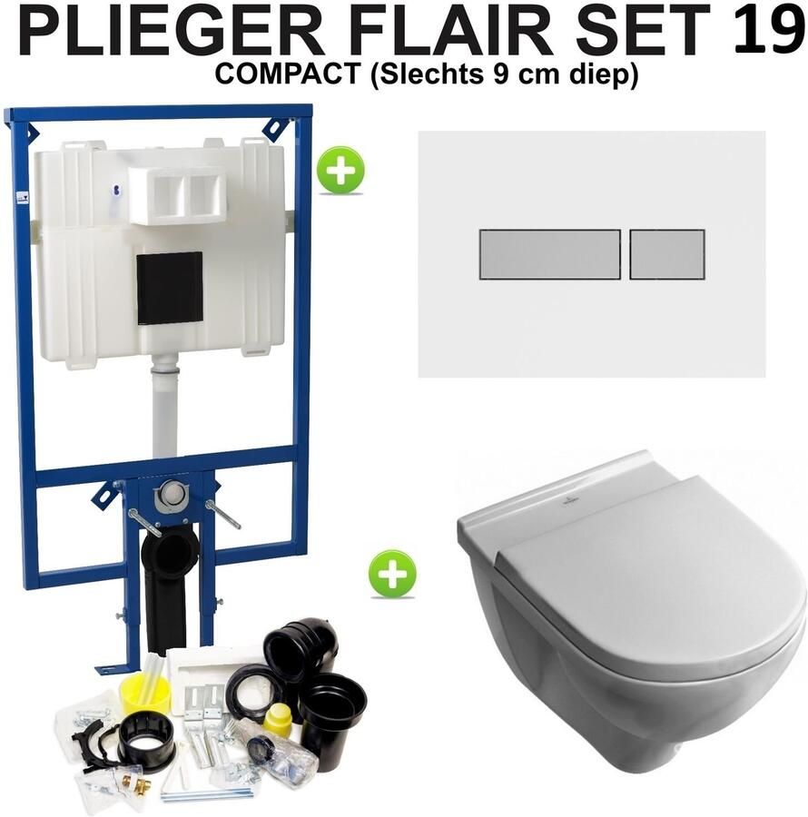 Plieger Flair Compact O'novo set19 Wit Matchroom (meerprijs €30 00)