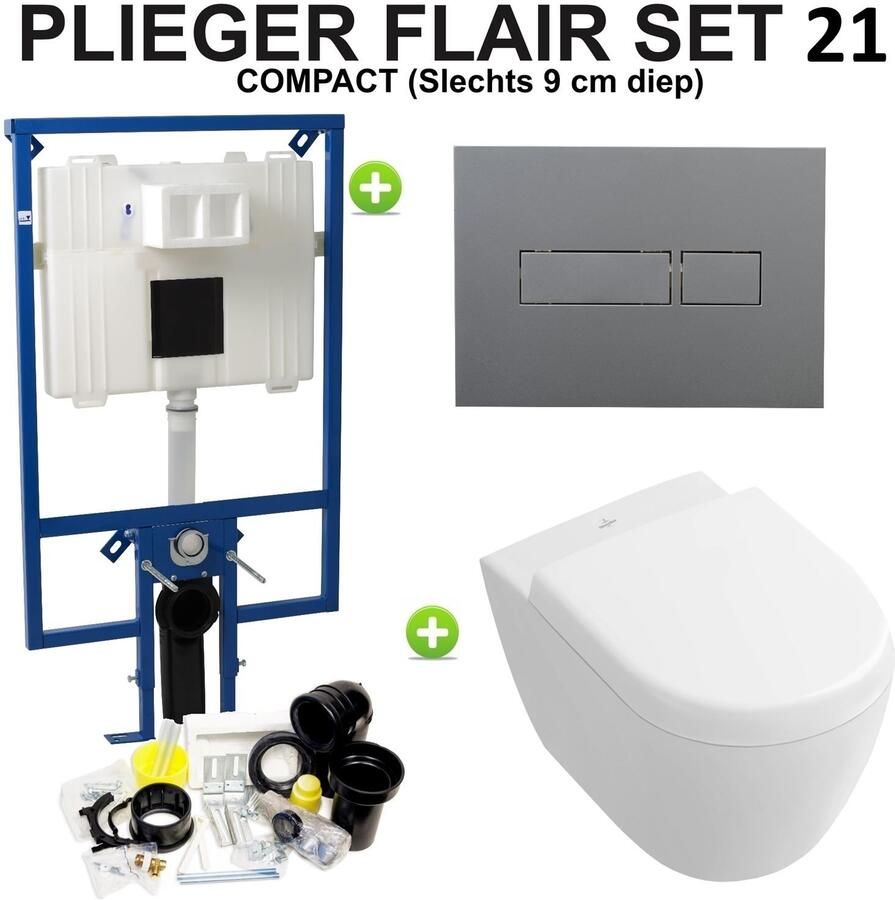 Plieger Flair Compact Subway 2.0 Compact set21 Matchroom (meerprijs €15 00)