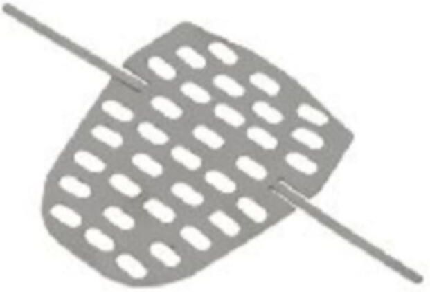 Plieger Brussel rooster voor urinoir RVS H8910620000001