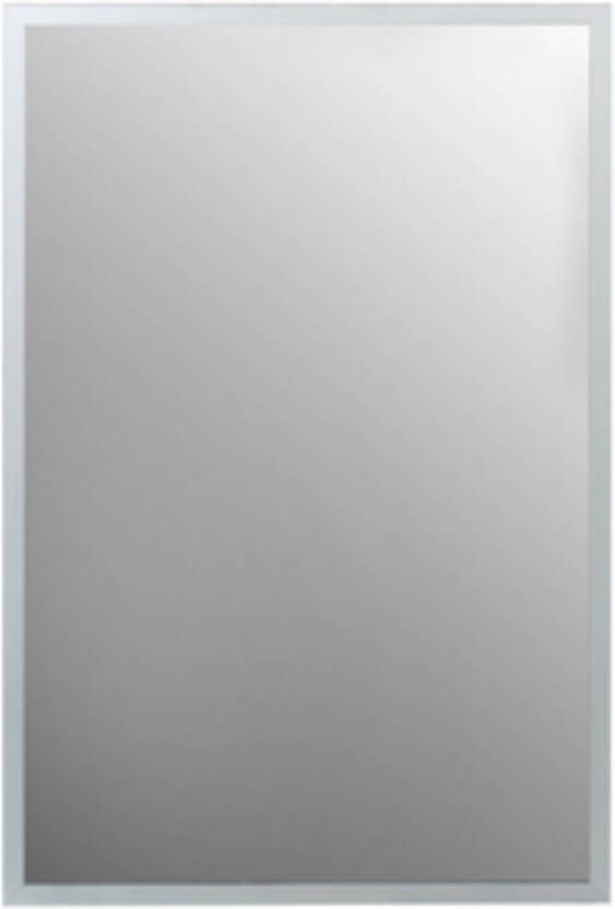 Plieger Basic spiegel met satijn facetrand 50x40cm 4350970