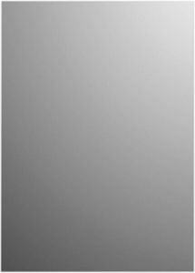 Plieger Spiegel Basic Rechthoekige Pas spiegel 4mm 120x30cm Zilver