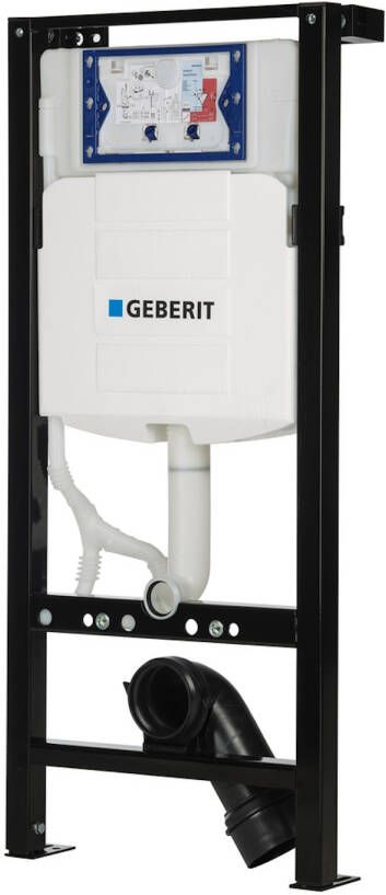 Geberit Plieger Geberit UP320 inbouwreservoir met Plieger frame frontbediening dual flush met isolatiemat 950175