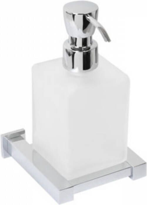 Plieger Cube zeepdispenser matglas chroom 4784184