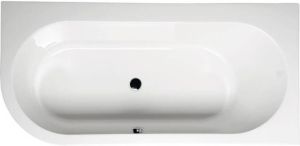 Polysan Ligbad Astra Inbouw 165x80x48 cm Asymmetrisch Rechts Wit