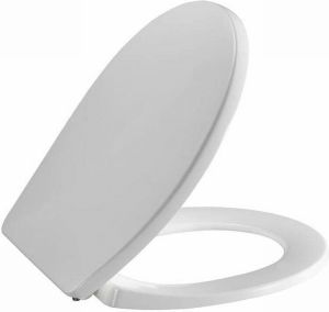 Pressalit Tivoli softclosetzitting met softclose met uni flex scharnier met kantelbevestiging wit 742000-D02999