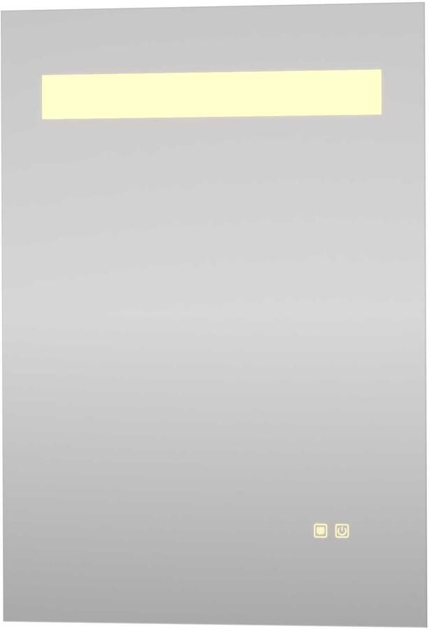 Proline Avento Spiegel Rechthoek Op Alu Frame Geïnt LED Dimbaar 50x3x70 cm Spiegel