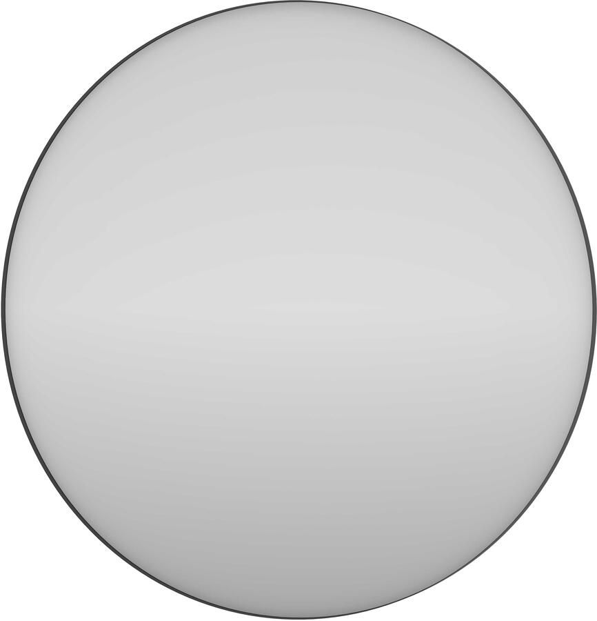 Proline Circolo Spiegel Rond Kader 120x4x120 cm Mat Zwart