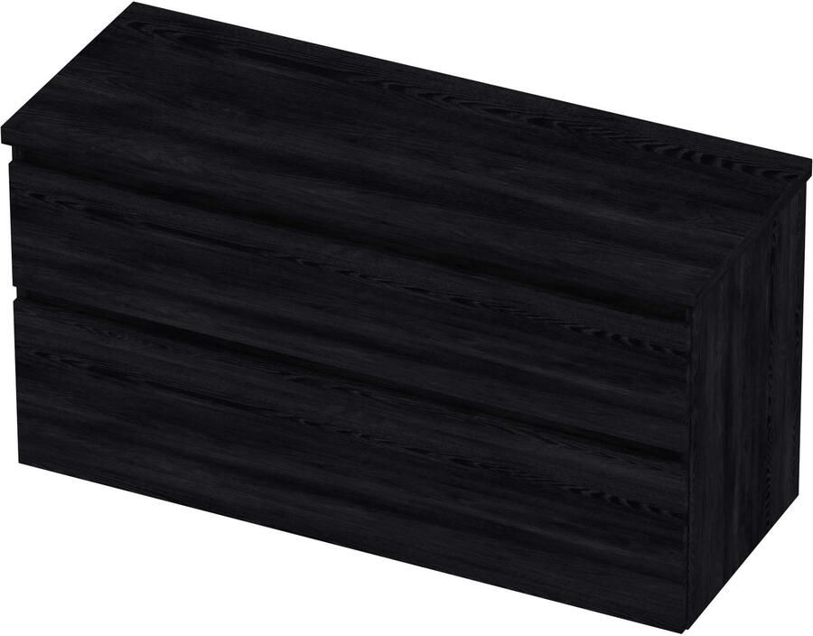 Proline Deck Badmeubelset Asymmetrisch 120x46x55 cm Black Oak