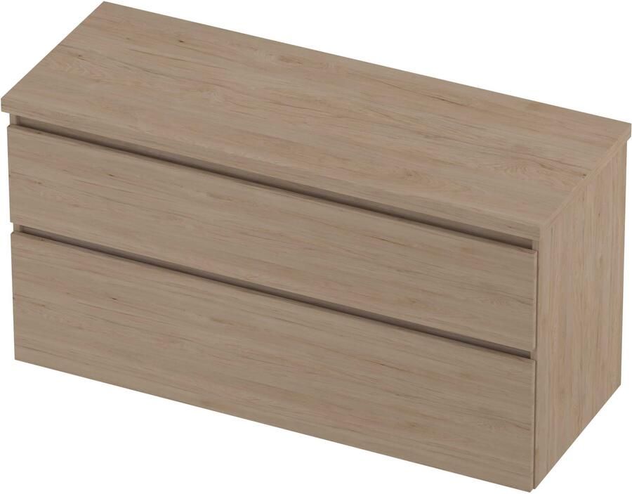 Proline Deck Badmeubelset Asymmetrisch 120x46x55 cm Ideal Oak