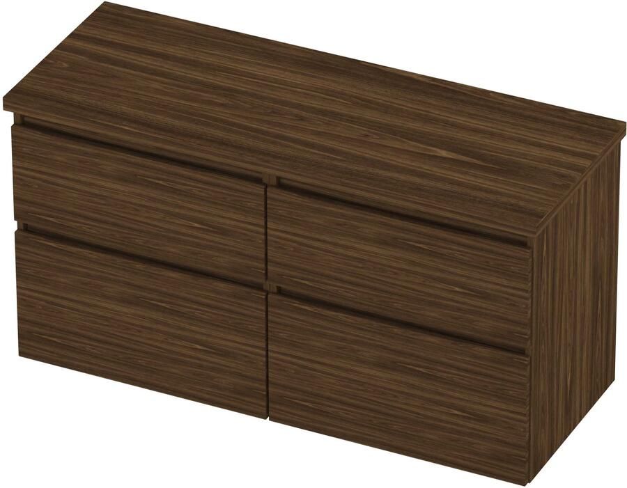 Proline Deck Badmeubelset Asymmetrisch 4 Laden 120x46x55 cm Cabana Oak