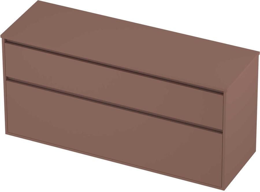 Proline Deck Badmeubelset Greeploos Asymmetrisch Kader 140x46x67 cm Beauty Blush