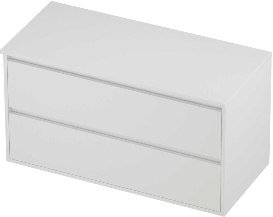 Proline Deck Badmeubelset Greeploos Symmetrisch Kader 100x46x54 cm Mat White