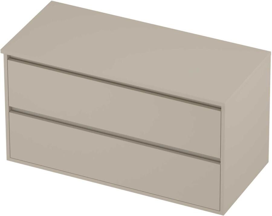 Proline Deck Badmeubelset Greeploos Symmetrisch Kader 100x46x54 cm Soft Linen