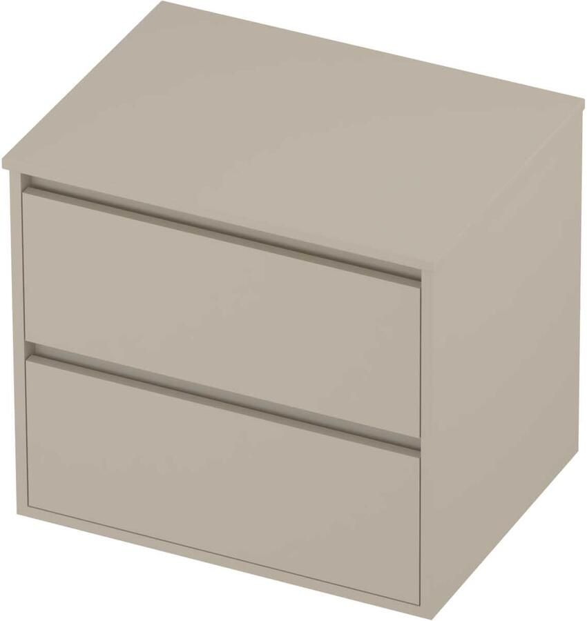 Proline Deck Badmeubelset Greeploos Symmetrisch Kader 60x46x54 cm Soft Linen