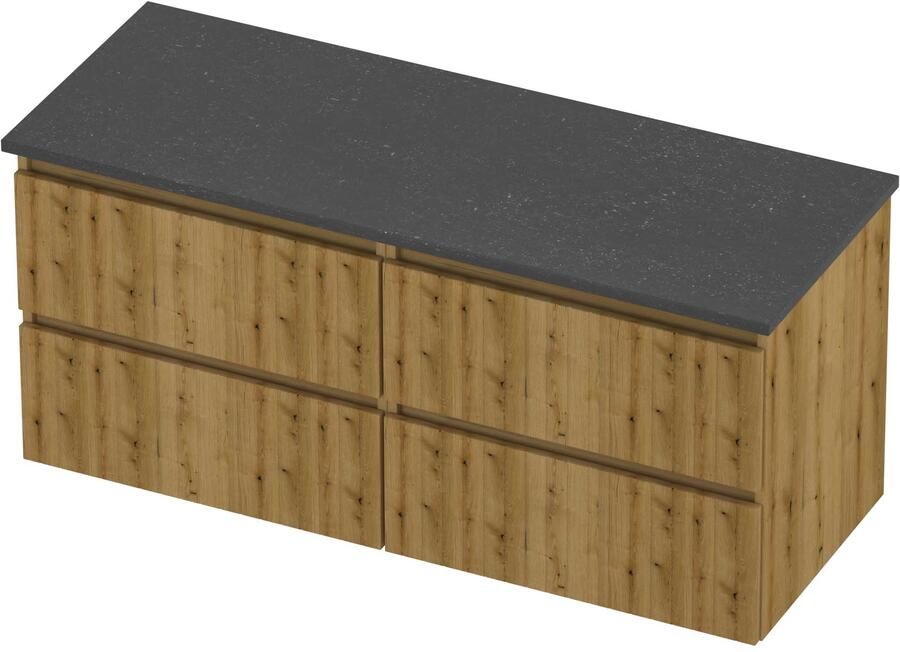 Proline Deck Badmeubelset Hardsteen Symmetrisch 4 Laden 120x46x55 cm Blue Stone Urban Oak