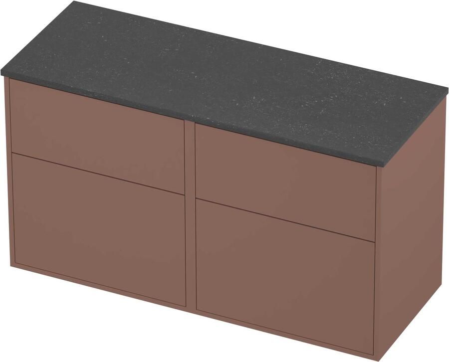 Proline Deck Badmeubelset Hardsteen Voor Grepen 120x46x67 cm Blue Stone Beauty Blush
