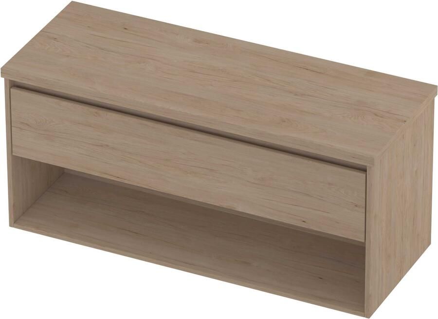 Proline Deck Badmeubelset Met Schap 120x46x55 cm Ideal Oak
