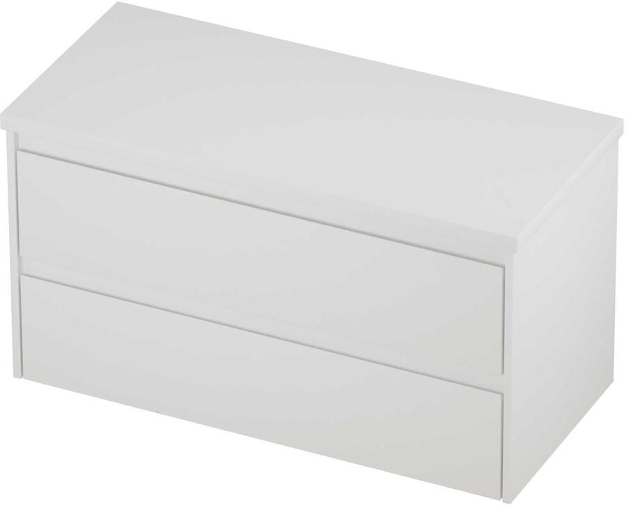 Proline Deck Badmeubelset Symmetrisch 100x46x55 cm Mat Wit