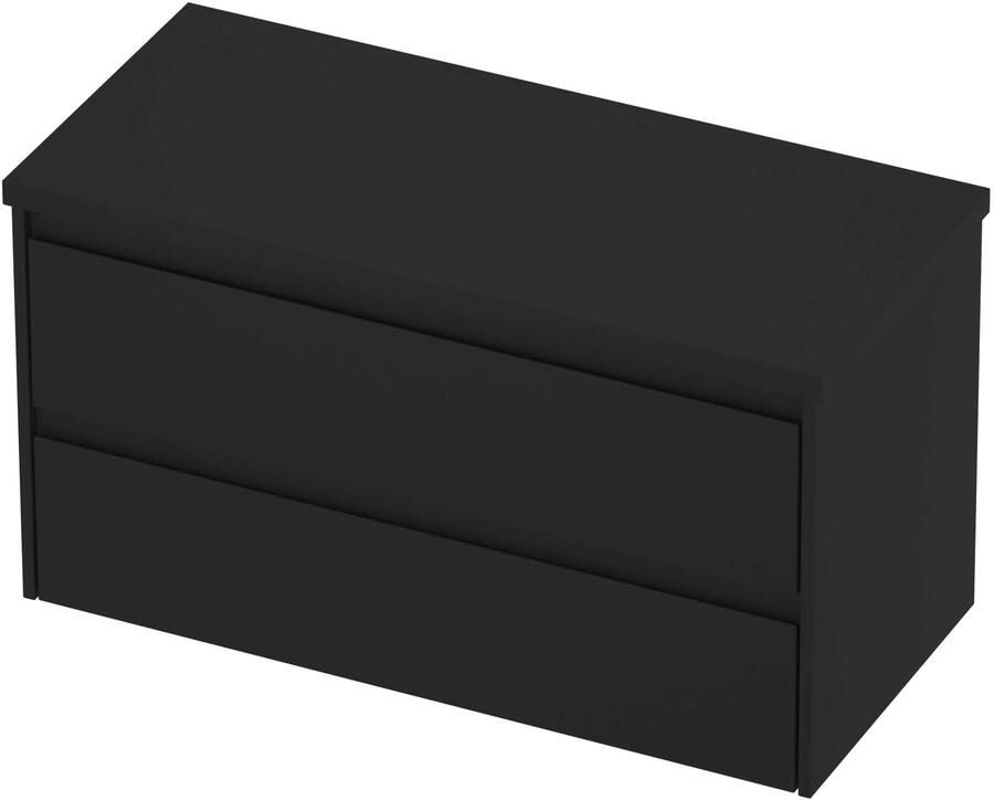 Proline Deck Badmeubelset Symmetrisch 100x46x55 cm Mat Zwart