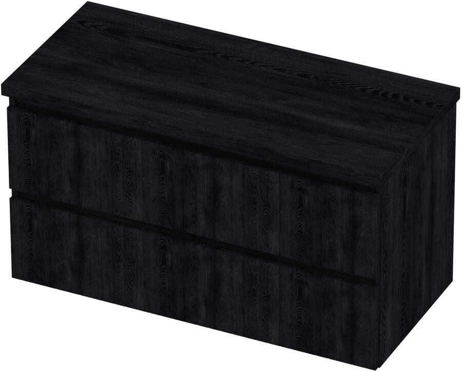 Proline Deck Badmeubelset Symmetrisch Gefreesd 100x46x55 cm Charcoal Oak