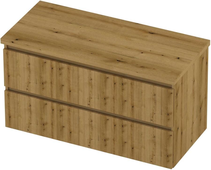 Proline Deck Badmeubelset Symmetrisch Gefreesd 100x46x55 cm Urban Oak